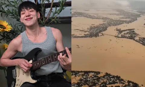 Diễn viên Thái Lan gây xúc động khi chia sẻ video lũ lụt tại Việt Nam: Nam thần cao 1m8, từng làm bồi bàn kiếm sống