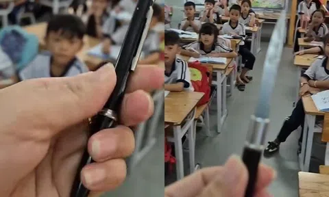 Học sinh mang cây bút kỳ lạ tới trường, cô giáo tá hỏa khi mở ra, lập tức cảnh báo phụ huynh Việt