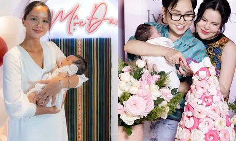 Sao công bố tên thật của con dịp đầy tháng: H’Hen Niê cho ái nữ theo họ Ê Đê, NSƯT Vũ Luân đặt tên 4 từ