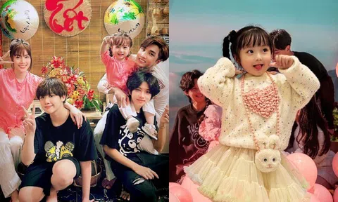 3 con lai Hàn của "vua hội chợ" miền Tây: Quý tử mang họ mẹ cao hơn 1m8, ái nữ út xinh như thiên thần