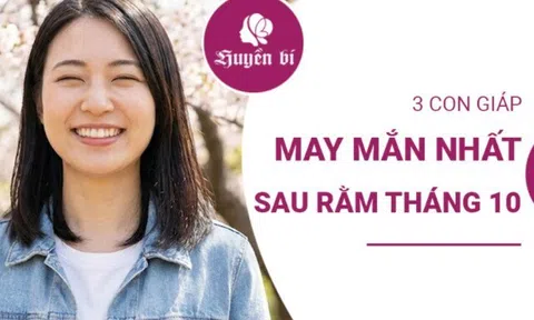 Từ đây may mắn lên hương: 3 con giáp nữ bừng sáng sau rằm tháng 10