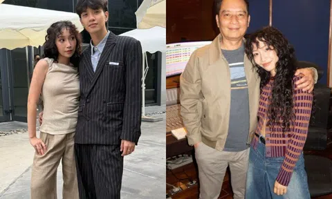 Ái nữ diva Mỹ Linh được "bạn trai tin đồn" hôn cực ngọt, nhạc sĩ Anh Quân khoe con rể tương lai từ lâu