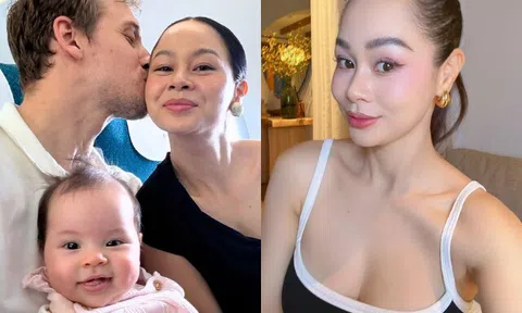 Mới sinh 3 tháng, cô giáo của Hà Hồ đã muốn bầu thêm đứa nữa với chồng Tây, dân mạng bùng nổ tranh luận