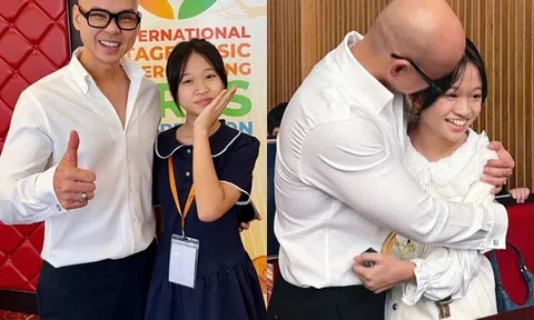 Phan Đinh Tùng tự hào khi ái nữ đạt giải tại cuộc thi quốc tế, cô bé Noel được NSND Tự Long khen ngợi