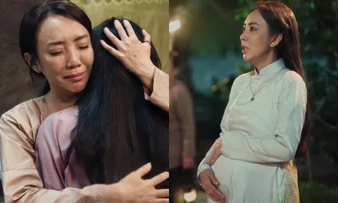 Thu Trang “tát thẳng tay” đàn em, ôm bụng bầu gục giữa nhà vì gặp cú sốc lớn