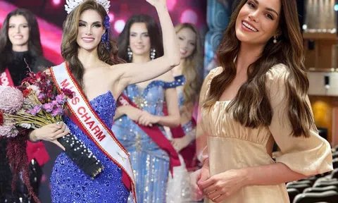 Mỹ nhân "vượt mặt" Mai Ngô đăng quang Miss Charm 2025: Cao 1m82, camera thường khiến nhiều người ngỡ ngàng