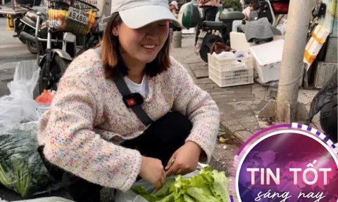 Cô gái 2K bỏ nghề “vạn người ước”, mở sạp bán rau thủy canh kiếm hàng triệu đồng mỗi ngày