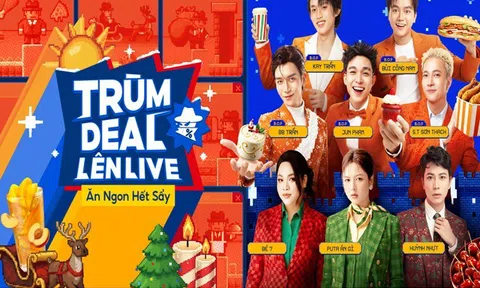 Đếm ngược đến ShopeeFood Trùm Deal Lên Live 17.12: B.O.F bắt tay dàn KOL tung “vạn” deal ngon giảm 50%