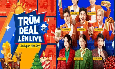 Đếm ngược đến ShopeeFood Trùm Deal Lên Live 17.12: B.O.F bắt tay dàn KOL tung “vạn” deal ngon giảm 50%