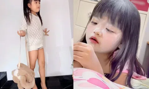 Con gái Mạc Văn Khoa gây ngỡ ngàng với diện mạo tuổi lên 5, chân dài ngoằng, điệu đà giống mẹ