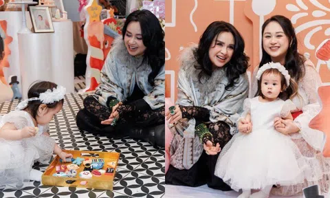 Cháu gái NSND Thanh Lam mới 1 tuổi đã muốn "nối nghiệp" bà ngoại, diện mạo đáng yêu hưởng trọn gen gia đình