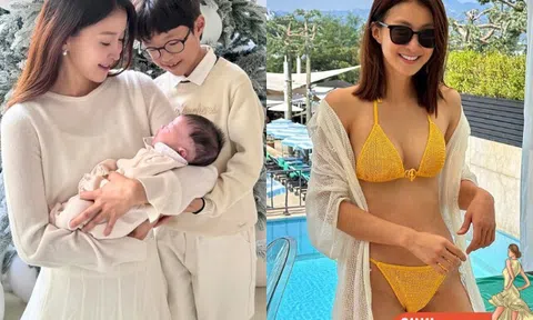 Lấy tinh trùng chồng cũ đi thụ tinh, "chị đẹp" khoe dáng nuột dù mới đẻ 1 tháng, cậu cả học trường quốc tế ra dáng anh 2