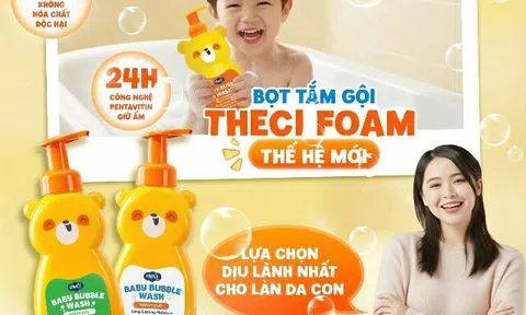TheCi Foam: Bọt tắm gội thế hệ mới định chuẩn lại chăm sóc da trẻ em