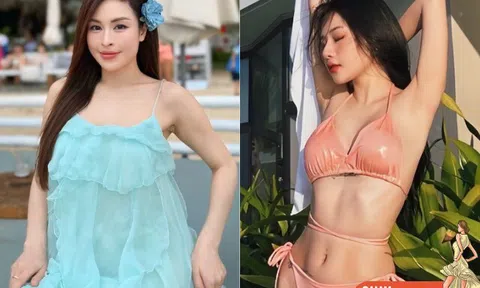 2 hot girl vừa sinh con với nam thần VTV: Người 3 lần sinh nở nhìn như gái son, người khoe vòng một căng sữa sau sinh