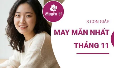 Bùng nổ vận may: 3 con giáp phất lên thấy rõ trong tháng 11 âm