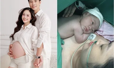 MC có nụ cười đẹp nhất VTV hạ sinh con với "Dũng con bác Bơ", anh chồng Đỗ Mỹ Linh và dàn sao chúc mừng