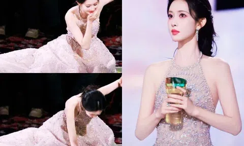 Mỹ nhân hút 400 triệu lượt xem vì ngã đẹp như cổ tích, bị Triệu Vy mắng "giả vờ giả vịt" trên sóng truyền hình