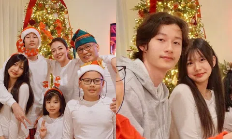 Jennifer Phạm khoe loạt ảnh bên gia đình, ngoại hình con riêng và con gái quốc tịch Mỹ dậy thì khác hẳn