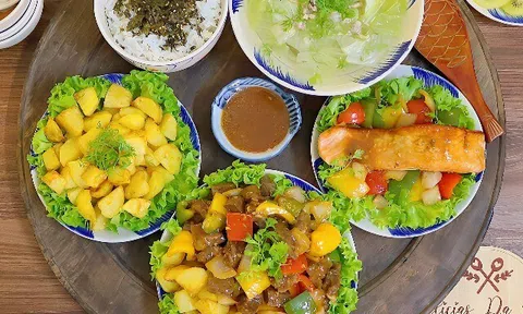Hôm nay nấu gì: Bữa cơm chiều gọn gàng, ấm cúng