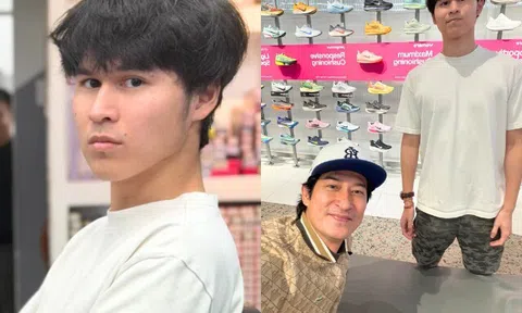 Con trai đầu lòng của Huy Khánh về Việt Nam thăm bố, quý tử 19 tuổi điển trai cao phổng chuẩn "bản sao"