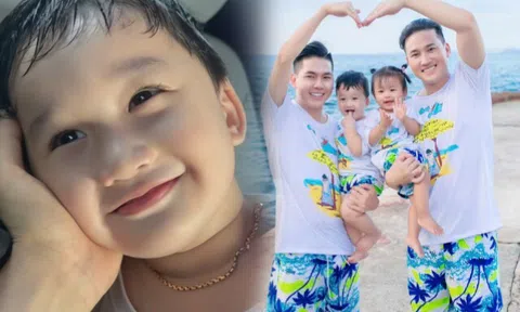 Con trai Hà Trí Quang mới 3 tuổi đã "nối nghiệp" nghệ thuật của bố, sở hữu đôi mắt biết cười đáng yêu