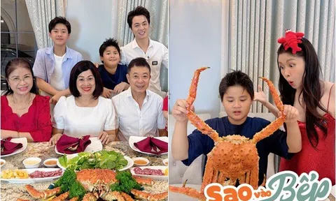 Choáng với bữa ăn đầu năm "vương giả" nhà Đăng Khôi: Vợ đẹp dọn lên bàn thứ khổng lồ, giá bằng cả tháng lương!