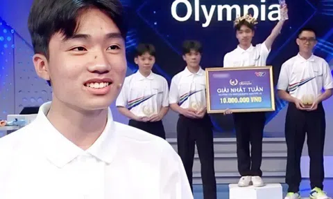 Liên tiếp dẫn đầu suốt 4 phần thi, nam sinh Hà Nội giành chiến thắng thuyết phục ở Olympia năm 2026