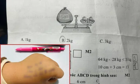 MXH xôn xao bức hình mẹ Thái Nguyên chuẩn bị “phao” chép tay cho con lớp 2 đi thi Toán, phụ huynh đồng loạt làm theo