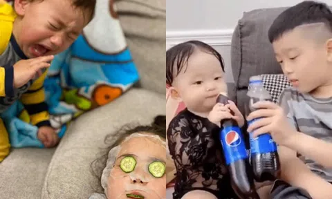 Cười ngất với 7749 "kiếp nạn" khó đỡ của em nhỏ khi ở nhà với anh chị lớn: Làm em khó đấy, phải đâu chuyện đùa