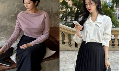 Chân váy đen được dân công sở mê mẩn, chỉ cần phối 4 công thức này là "chuẩn bài", nhìn thanh lịch hơn hẳn