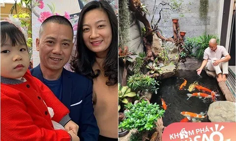 "Thiên Lôi xấu nhất" lấy vợ từng đi thi Hoa hậu sống trong cơ ngơi 4 tầng, có hồ cá Koi tuyệt đẹp