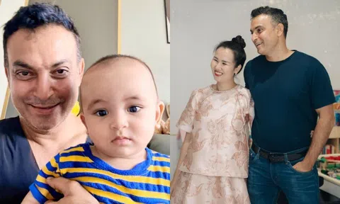 Chồng Ấn Độ của Võ Hạ Trâm tất bật chăm 2 con giống hệt bố khi vợ vắng nhà, nữ ca sĩ tâm đắc: "Tiết kiệm FaceID"