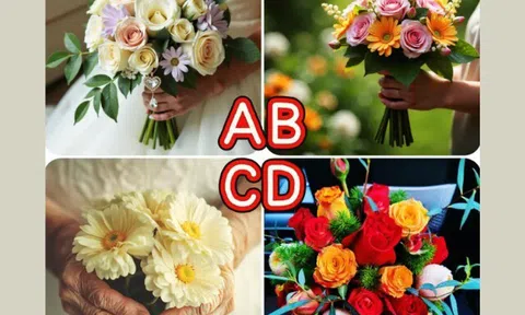 Trắc nghiệm tâm lý: Bạn muốn nhận bó hoa nào nhất?