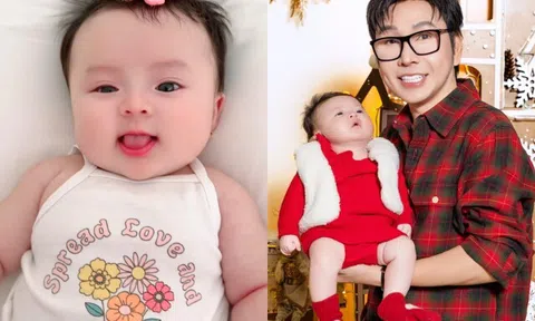 NSƯT Vũ Luân "tan chảy" ngắm con gái sinh với Phương Lê, hạnh phúc khoe được thiên thần 3 tháng tuổi gọi "ba ba"