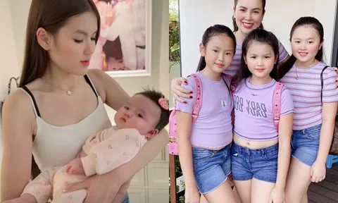 Con gái thứ 3 của Phương Lê: 14 tuổi cao gần 1m7, thừa hưởng nhan sắc từ mẹ hoa hậu, cưng em gái chung nửa huyết thống