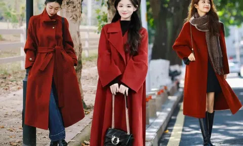 Trót mua áo khoác đỏ diện Tết, đây là 8 cách phối đồ giúp bạn khỏi lo "sến", càng mặc càng sang