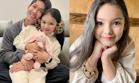 Diện mạo con gái lai Tây ít người biết của Song Luân: xinh như Hoa hậu, mắt to, da trắng sáng cuốn hút