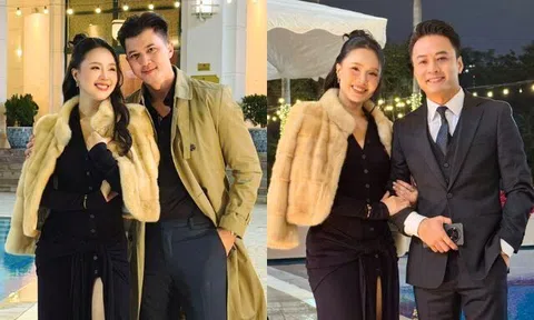 Hồng Diễm đụng độ "người yêu cũ" và "chồng" tại đám cưới đồng nghiệp, kể chuyện cưa gót giày đứng với Hồng Đăng