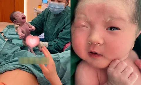 Bé sơ sinh chào đời khóc suốt không thể dỗ, cảnh tượng lúc đưa lại gần mẹ khiến ai cũng khó tin