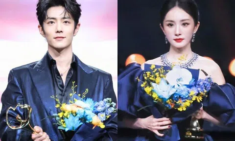 Đêm Hội Weibo 2025: Dương Mịch vừa bất lực vì bị đồn cướp ghế Tiêu Chiến thì bất ngờ cùng lên ẵm giải cao nhất