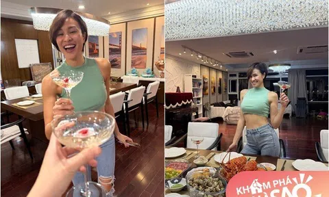 Căn hộ đi thuê của MC Phương Mai sau ly hôn: Rộng 200m2, đẹp long lanh như khách sạn