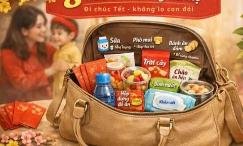 8 "bảo bối" trong túi giúp mẹ thoải mái cùng con đi chúc Tết họ hàng ngày xuân, không lo con đói