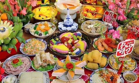 Những mâm cỗ cúng ông Công ông Táo "đẹp muốn xỉu" của chị em ngập mạng xã hội