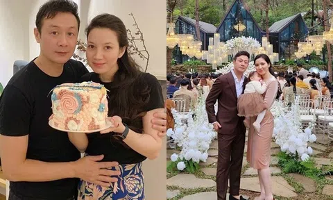 MC Anh Tuấn VTV U50 có thêm con với vợ Hoa hậu kém 14 tuổi, bé gái 3 tuổi lai Pháp xinh như thiên thần