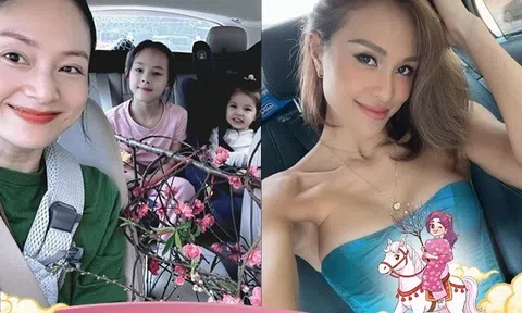 3 hot mom Việt đón cái Tết đầu làm mẹ đơn thân: Lan Phương bận rộn một nách hai con