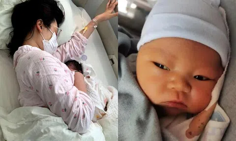Người phụ nữ bị vô sinh bất ngờ phát hiện đang mang thai, 4 tiếng sau đẻ ra em bé nặng 2kg tại bệnh viện