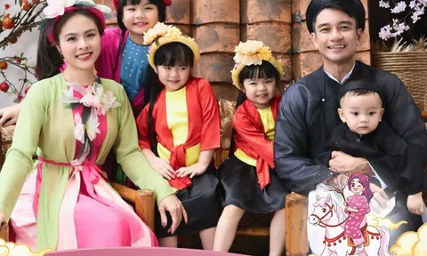 Vân Trang đón Tết năm tuổi, thấy đủ đầy khi có 4 con: "Tôi đã rất hạnh phúc rồi, nên không dự định sinh thêm"