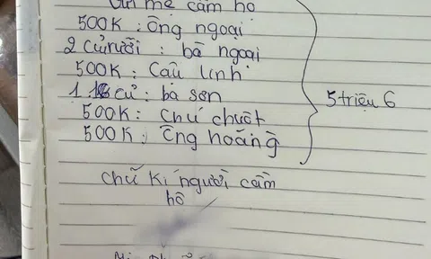 Mẹ Việt khóc mếu khi con 12 tuổi gửi tiền lì xì mua vàng, chỉ gần 6 triệu nhưng bắt mẹ phải ký tên