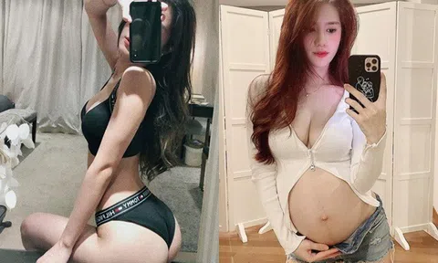 Hot girl tiếp viên hàng không nghiện đẻ, vừa sinh 3 lần liên tiếp đã mang bầu con thứ 4, đẹp nõn nà không chỗ chê