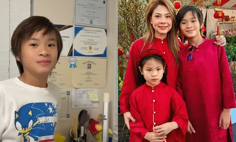 Jacky Minh Trí 14 tuổi để tóc dài, hiền lành, học giỏi, Thanh Thảo thưởng nóng bằng bữa ăn thịt bò Wagyu 10 triệu/kg